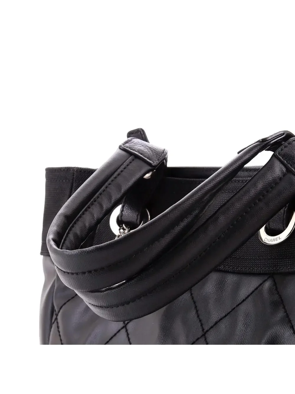 Chanel Biarritz Tote Quilted Coated #340342C98B
